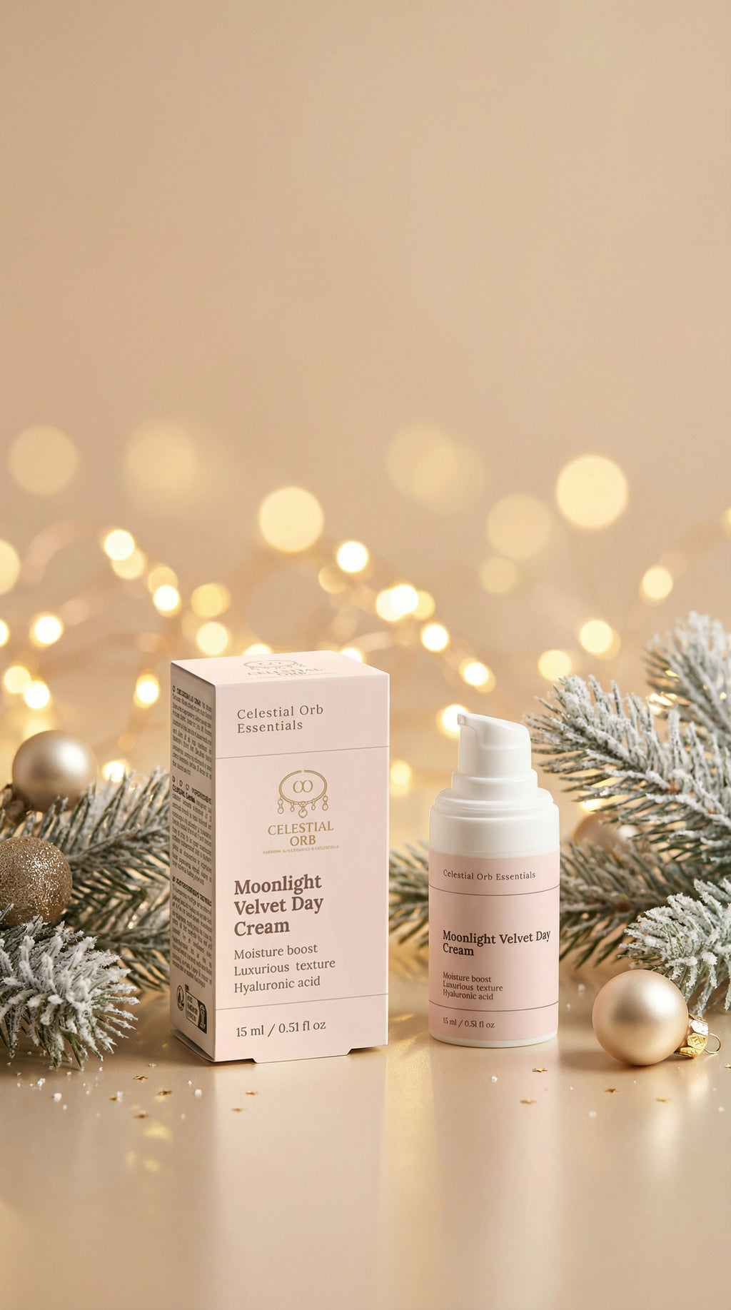 Moonlight Velvet Day Cream by Celestial Orb Essentials – hydrating hyaluronic acid day cream for soft, radiant, moisturized skin