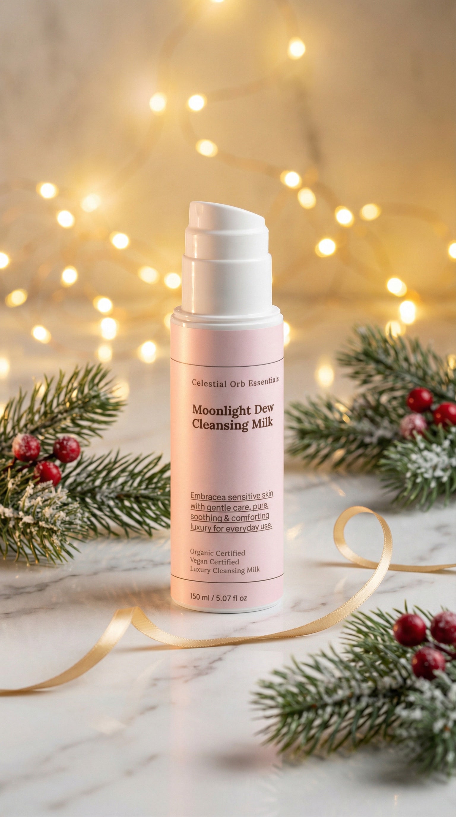 Moonlight Dew Cleansing Milk – gentle oil-to-milk cleanser for sensitive and dehydrated skin