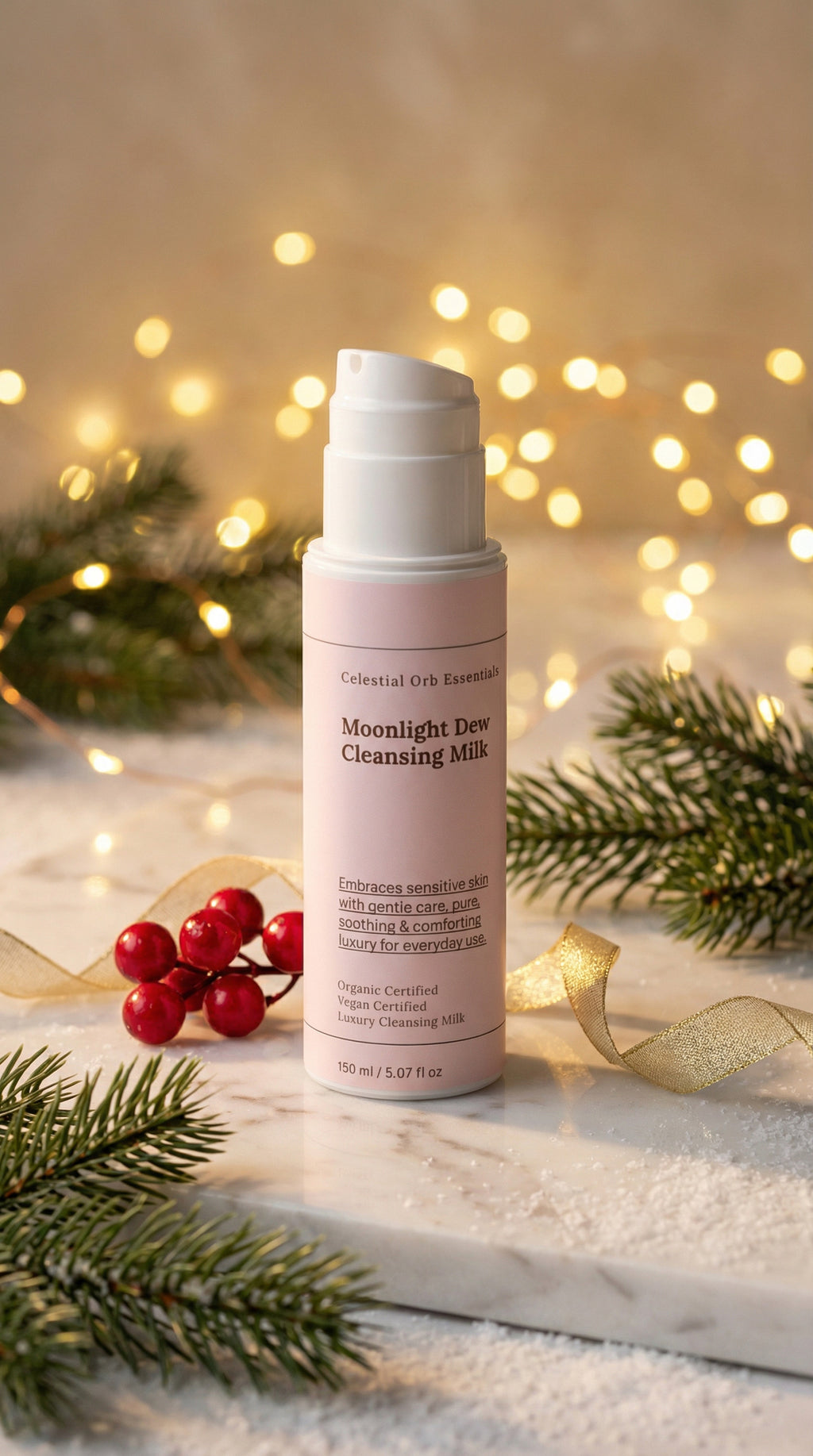 Moonlight Dew Cleansing Milk – gentle oil-to-milk cleanser for sensitive and dehydrated skin